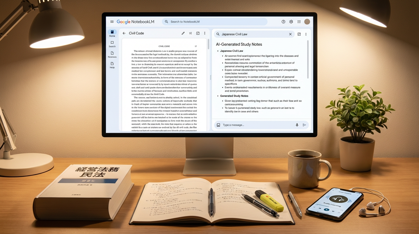 NotebookLMで民法学習